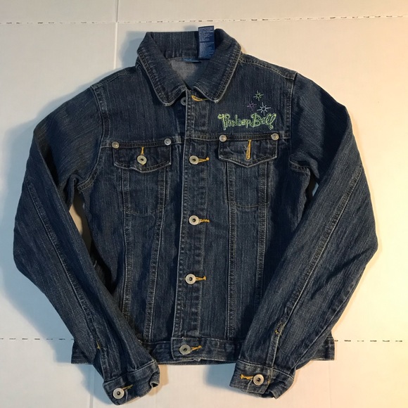 Disney Other - Disney Tinkerbell Jean Jacket for Kids